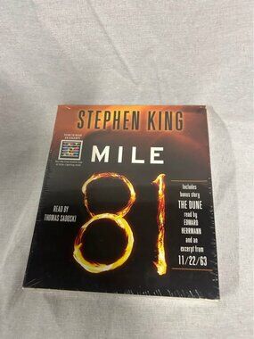 New Sealed Audiobook of Stephen King Mile 81 Bonus Story The Dune.